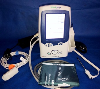 welch allyn spot vital signs lxi accessories