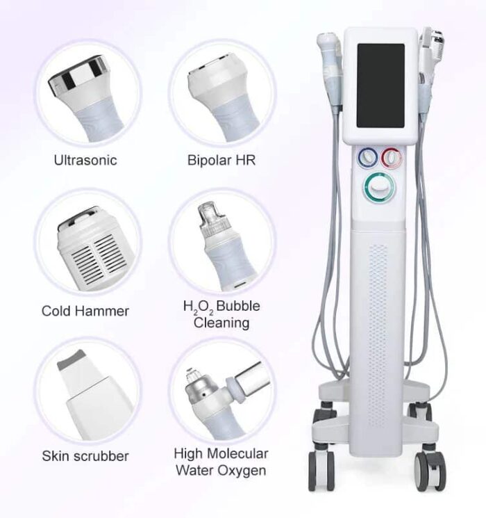 6 in 1 Microdermabrasion Portable Hydro Water Facial Jet Machine - Image 2